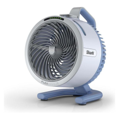 Shark FA050UKBL FlexBreeze TableMate Indoor to Outdoor High-Velocity Tabletop Fan - Glacier Blue 