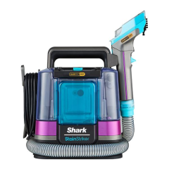 Shark PX250UKT StainStriker HairPro Pet Stain & Spot Cleaner - Dark Silver & Force Fuchsia 