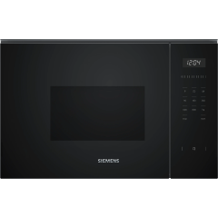 Siemens BF525LMB1B Microwave Oven - iQ500 - Up to 800W, 20 litres, 5 power levels, electronic contro