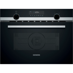 Siemens CM585AGS1B Compact45 Microwave Combination Oven - iQ500 - LCD lightControl, 3 functions, Mic