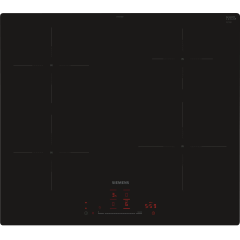 Siemens EH601HEB1E Induction Hob - iQ100 - 60 cm, 4 zone, touchSlider control, Home Connect, Favouri