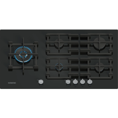 Siemens EP9A6MI40 Gas Hob - iQ500 - 90 cm, 5 burners, 4.0kW Wok burner, Optimised stepFlame, 5 Dishw