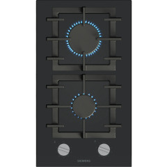 Siemens ER3A6BI40 Domino Hob - iQ700 - 30 cm Gas Domino Hob, 2 burners, stepFlame, Detachable metall