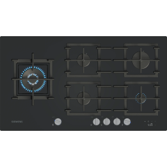 Siemens ER9A6SH40 Gas Hob - iQ700 - 90 cm, 5 burners, 5kW Wok burner, Optimised stepFlame, 5 Dishwas