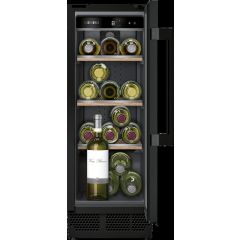 Siemens KU20WVHF0G 82X30 under counter wine cabinet with front recess to allow for plinth installati