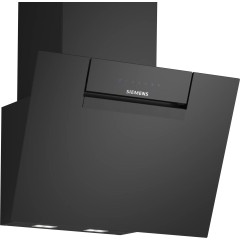 Siemens LC67KFN60B Angled Glass Chimney Hood - iQ300 - 60cm, Angled Glass Wall Hood, Smart Hood Auto