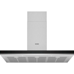 Siemens LC97BHM50B Box Chimney Hood - iQ300 - 90cm wide, box design, 3 speed plus intensive, touch c