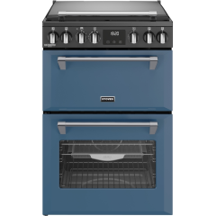 Stoves 444411994 60cm dual fuel mini range cooker – 102L total cooking capacity, 4 burner gas hob wi