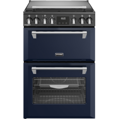 Stoves 444411995 60cm dual fuel mini range cooker – 102L total cooking capacity, 4 burner gas hob wi