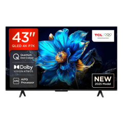 TCL 43P7L-UK 43" 4K HDR QLED Direct LED Google TV 