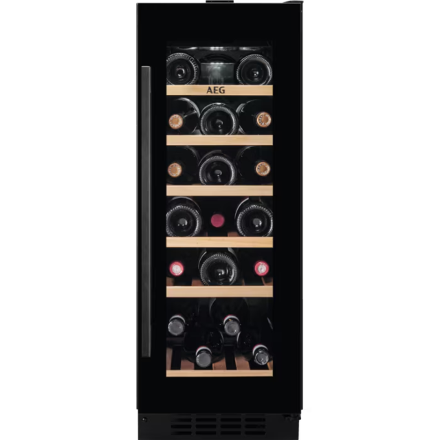 AEG AWS4020B5B 
Integrated under counter 18 Bottle Wine Cellar for optimal wine storage, 5°C - 18°C 