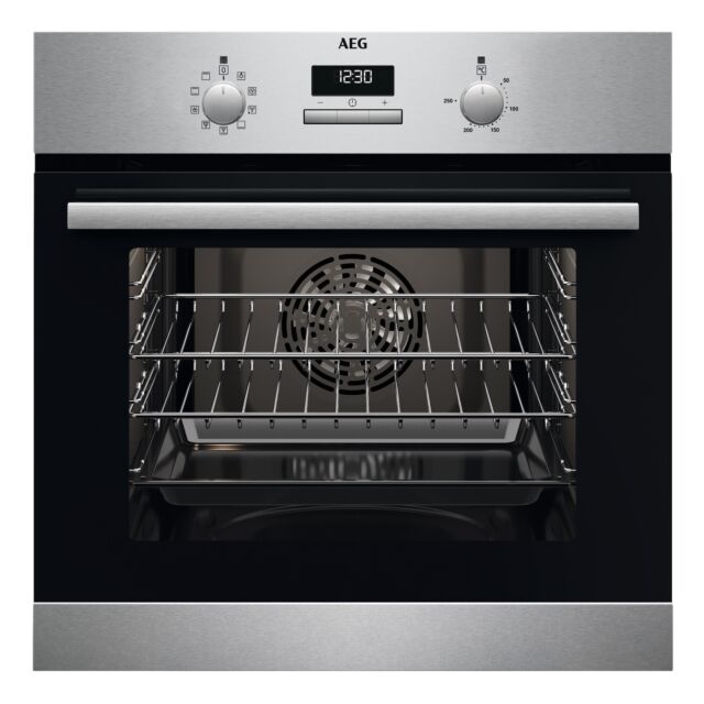 AEG BCX23101EM 59.4Cm Built In Electric Single Oven Stainless Steel