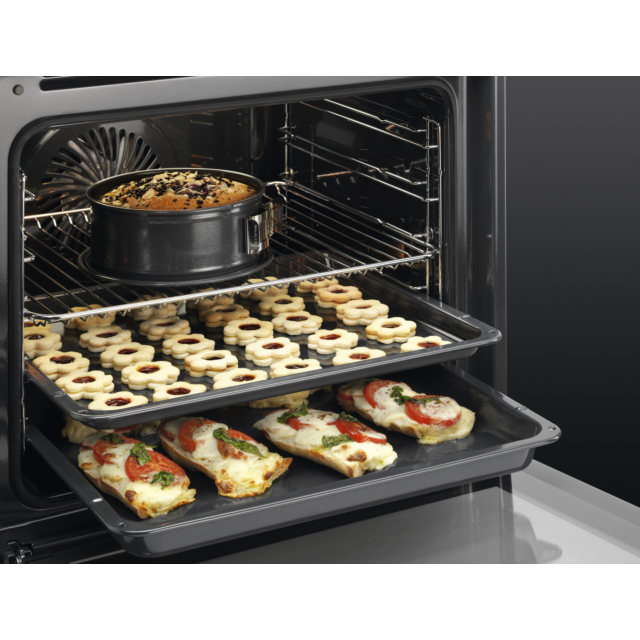 AEG BES35501EM 62.5cm Built In Electric Single Oven - Stainless Steel Stainless Steel