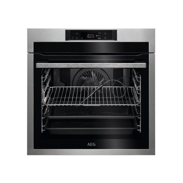 AEG BPE742380M 59.5cm Built In Electric Single Oven - Anti-Fingerprint Stainless Steel