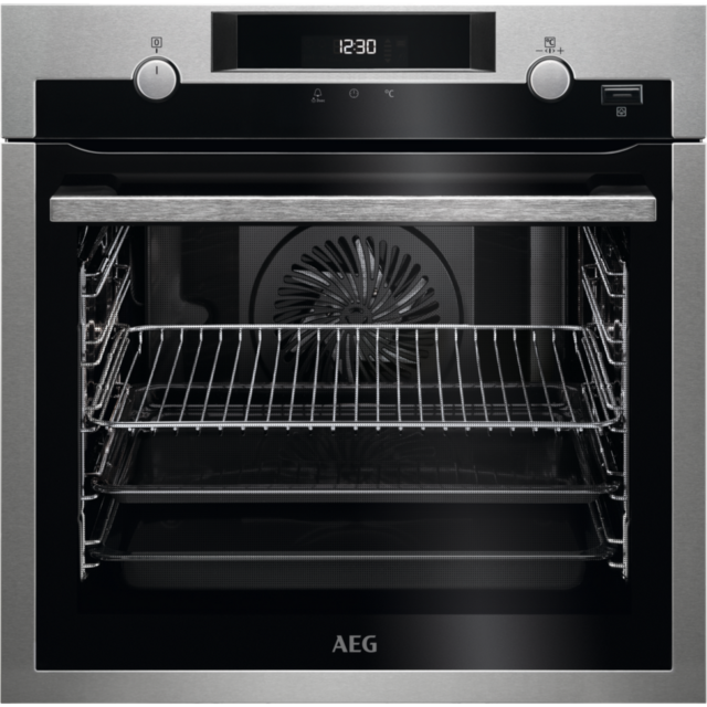 AEG BPS55IE20M 56cm Built In Electric Single Oven - Stainless Steel.