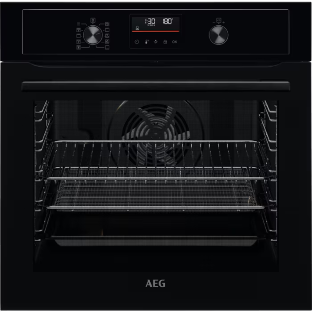 AEG BPX535A61B 
Multifunction oven with pyrolytic cleaning and AirFry function, 9 functions, retract