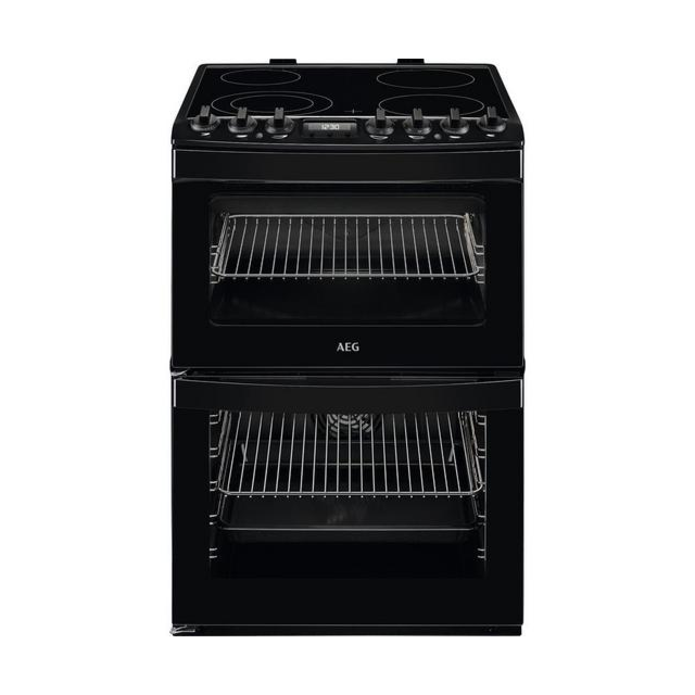 AEG CCB6741ACB 
60cm Electric Ceramic Cooker,Double Oven, 4 Fast heat Cooking Zones, Multi-Function 