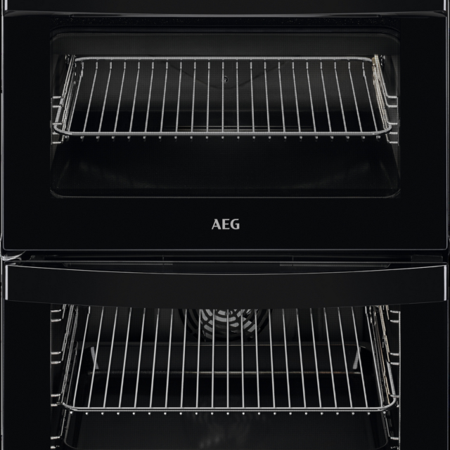 AEG CIB6743ACB 60cm Black Double Oven Electric Cooker
