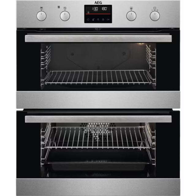 AEG DUB535060M 
Multifunction undercounter double oven, Stainless Fascia, Retractable Rotary Control
