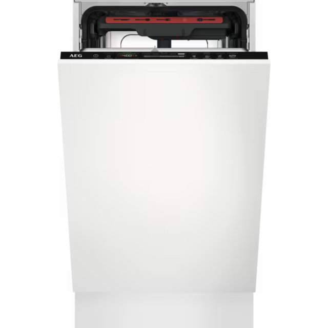 AEG FSE74507Z 
Fully integrated 45cm GlassCare dishwasher, 10ps, C, 45dB, 9.9L, QuickSelect touch co