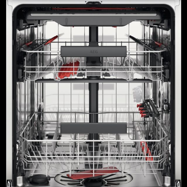AEG FSE74747P Built In Dishwasher - White - 15 Place Settings