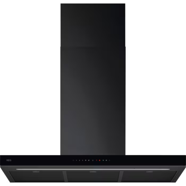 AEG GB87D91CB 
90cm Black Box chimney Hood, Gloss black front. Touch on Glass, LED Lighting, 3+inten