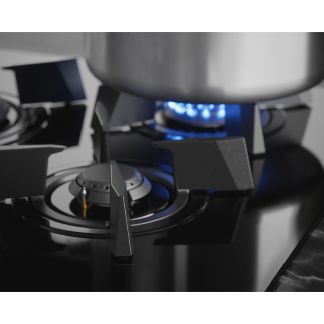 AEG HDB95623NB 90cm Dual Fuel Hob - Black
