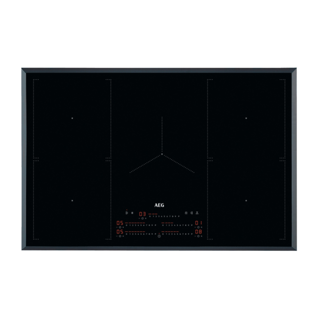 AEG IKS8575XFB/EOL 78cm Induction Hob - Black Black