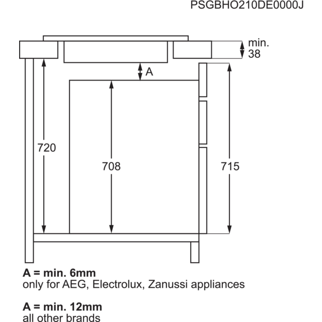 AEG IKS8575XFB/EOL 78cm Induction Hob - Black Black