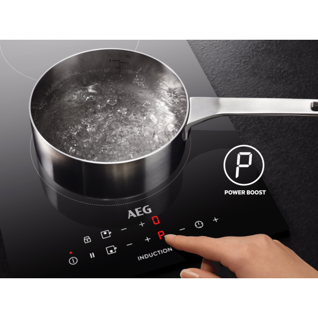 AEG IKX64301CB/EOL 59Cm Induction Hob Black