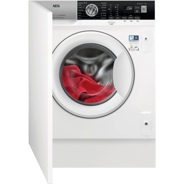 AEG L7FE7261BI 
Integrated Washing Machine. 7000s. 7kg wash load, 1200rpm spin speed, 3 digit LED di