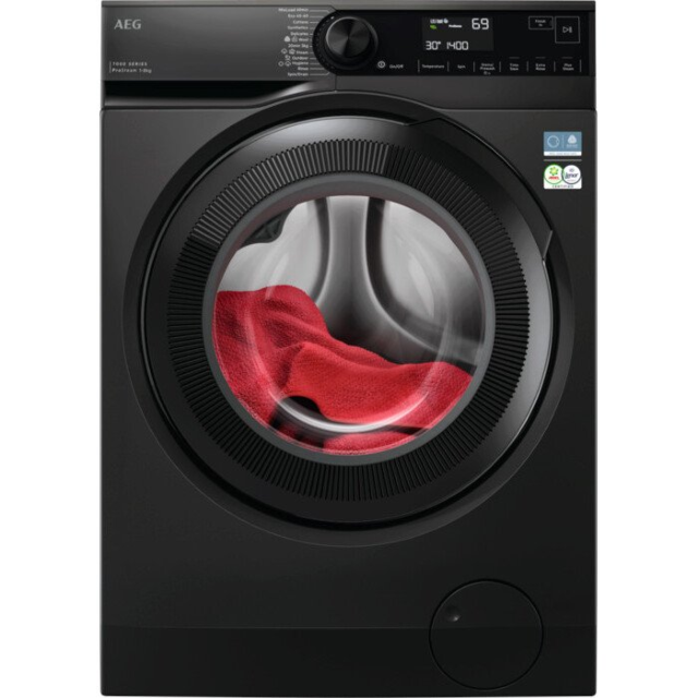 AEG LFSR7484U4B 
8kg 1400 spin Washing machine. 7000 Series, ProSteam. MixLoad 69 Min, Wool & Steam 