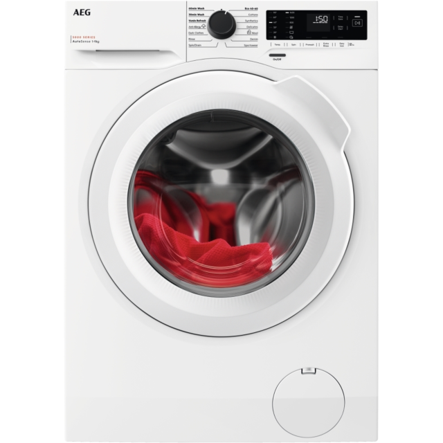 AEG LFX50942B 
9kg 1400 spin Washing machine. 5000 Series, AutoSense technology. Quick 60min, 30 min