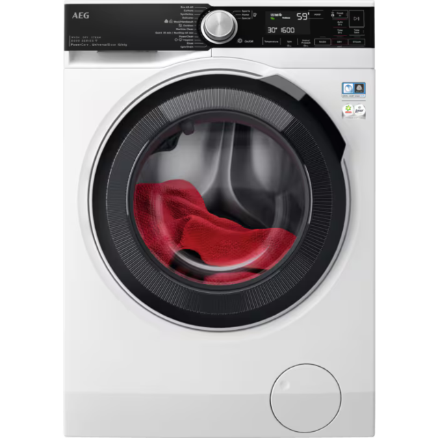 AEG LWR8516L6UD 
11 / 7 kg 1600 spin Connected Washer dryer. 8000 Series, UniversalDose & PowerCare 