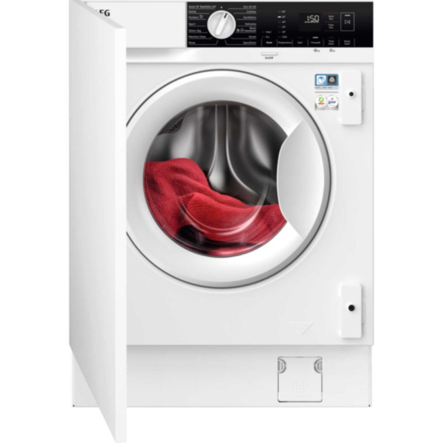 AEG LX6WG74634BI 
Integrated Washer Dryer. 6000s. 7kg wash load, 4kg dry load, 1600rpm spin speed, A