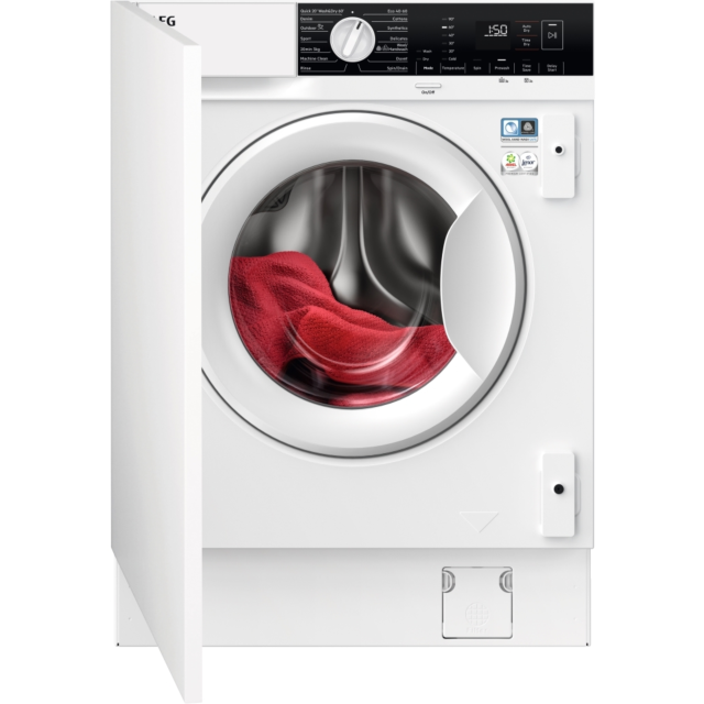 AEG LX6WG84634BI 
Integrated Washer Dryer. 6000s. 8kg wash load, 4kg dry load, 1600rpm spin speed, A