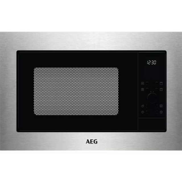 AEG MSE2527DM 
25L Black centre with Antifingerprint Stainless steel frame, Semi built in, Microwave