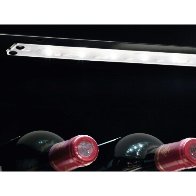 AEG NKW8P21KAB 
KRT frame Line Integrated 45cm tall Compact wine cooler, 18 bottle capacity. Door op