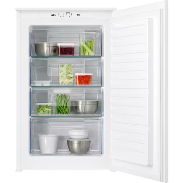 AEG OAB6L88ES In Clumn Upright Freezer Lowfrost Sliding Hinge 