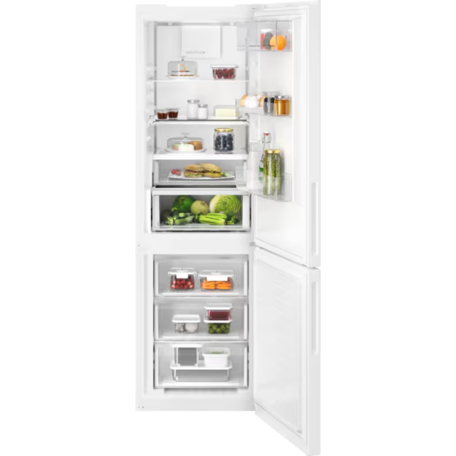 AEG ORC7P321DW FreeStanding Fridge Freezer 60/40 700 GreenZone+ TwinTech D Energy Rated 186cm 