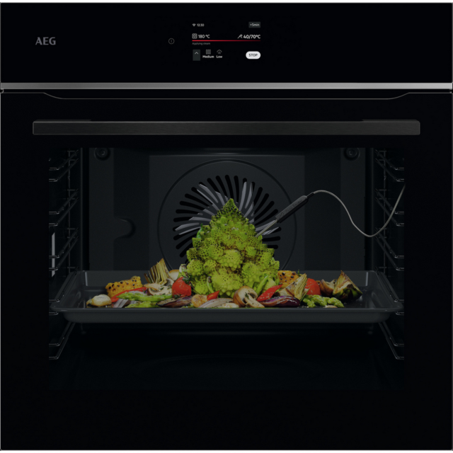 AEG TE7PB731AB Electric Built-In Single Oven Black