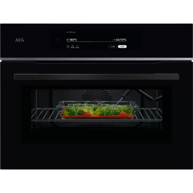 AEG TK9NK821B 
Connected GlossBlack compact Combination oven and Microwave compact oven with sophist