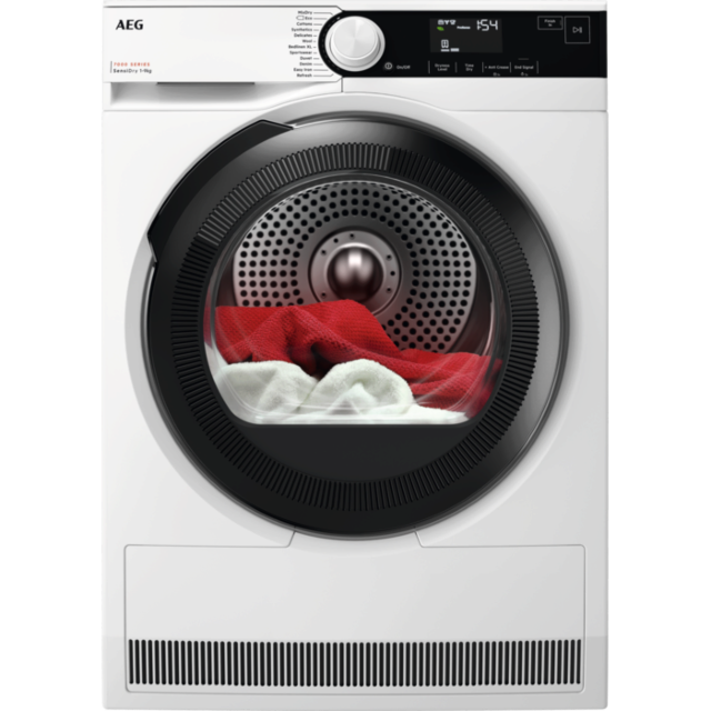 AEG TR739G4B 9kg Heat Pump Tumble Dryer - White

