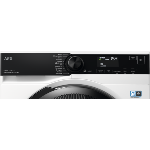 AEG TR849P4B 9kg Heat Pump Tumble Dryer - White