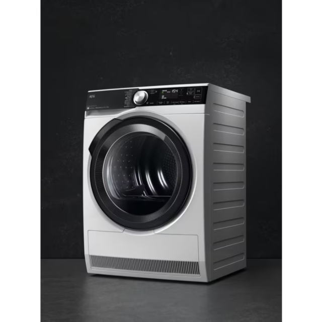 AEG TR959M6BC 9000 Series Tumble Dryer 9.0 Kg Heat Pump 3Dscan A+++ White