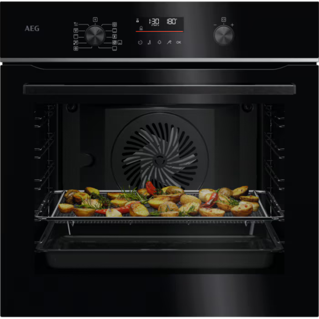 AEG TS6PB521AB 
Connected SenseCook Pyrolytic Multifunction oven with EXPlore retractable rotary con