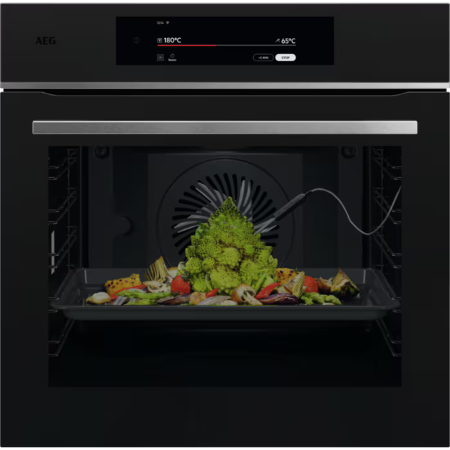 AEG TT9PB831AT 
Connected SenseCook Pyrolytic oven with 8inch CookSmart Touch+ control, Easy2Clean tray