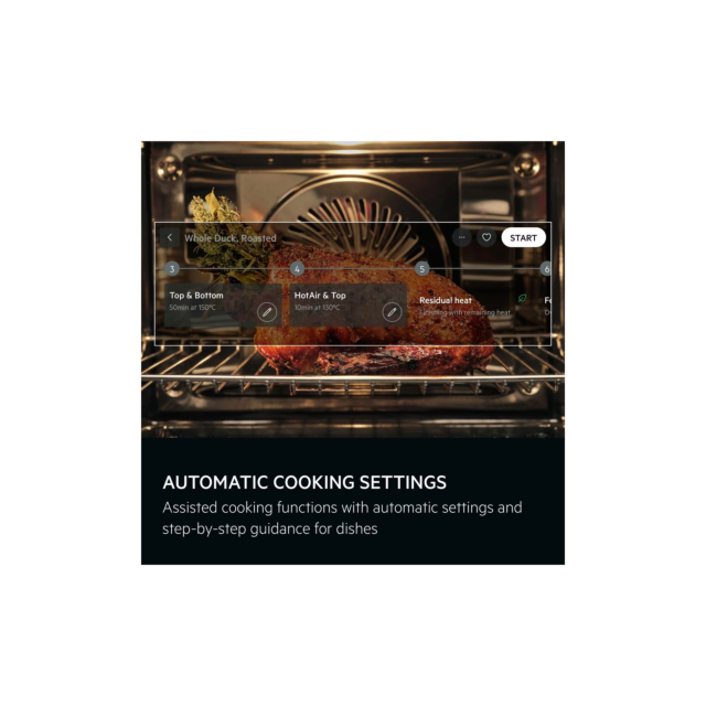 AEG TT9PB831AT 
Connected SenseCook Pyrolytic oven with 8inch CookSmart Touch+ control, Easy2Clean tray