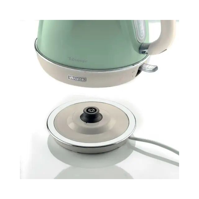 Ariete 00C286904ARAS 1.7L Vintage Cordless Kettle Green/Cream