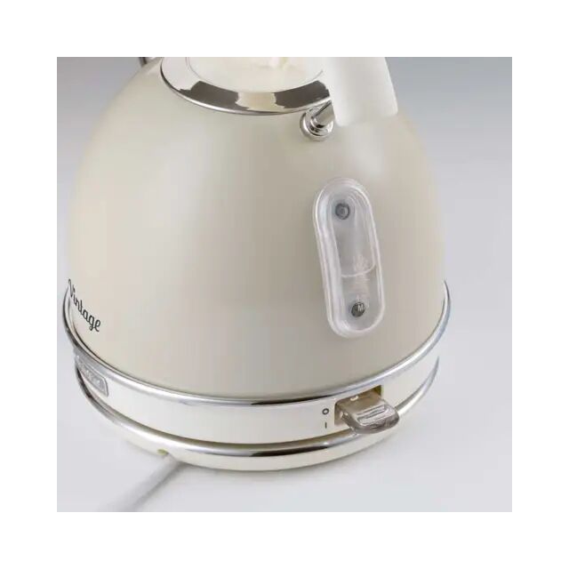 Ariete 00C287703ARAS 1.7L Vintage Dome Kettle Cream/Beige 
